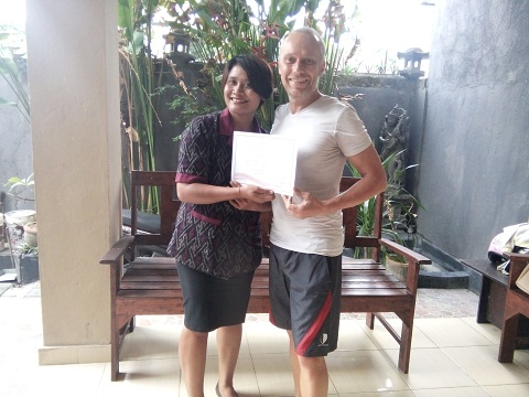 Reeva Bali Spa School Student